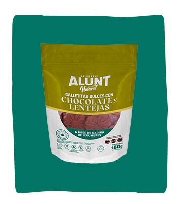 chocolate lentejas Alunt